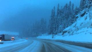 Driving the Smasher on the Coquihalla highway mid winter 2011 [upl. by Mashe]