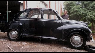 Jowett Javelin Deluxes1952 long term storage rescue and washdown [upl. by Mellman484]