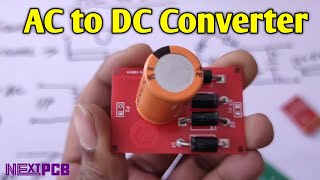 AC to DC converter circuit and PCB [upl. by Ludwigg]