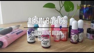 Resin Basics  How To Colour Resin  Seriously Creative Resin Tutorial [upl. by Petracca]