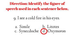 15 FIGURES OF SPEECH  quiz With Answers [upl. by Sunderland]