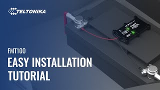 Teltonika FMT100 easy installation tutorial [upl. by Adnal]