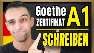 Goethe Zertifikat A1 SCHREIBEN  How to pass the written part  German A1 Goethe Exam [upl. by Eira]