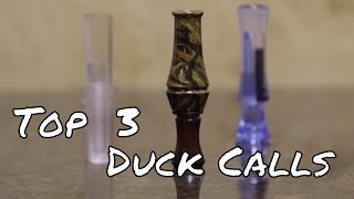 Top 3 Duck Calls For Beginners [upl. by Gerkman698]