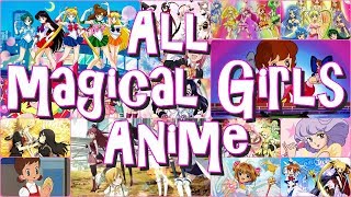 Evolution of Magical Girls Animes 1966  2017 [upl. by Orodoet]