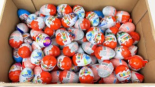 Surprise Eggs and Candies Unboxing  Kinder Joy with Toy Candies Opening Fun  ASMR [upl. by Enyledam]