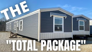 THE quotTOTAL PACKAGEquot single wide mobile home Upgrades Ive never seen in a single wide Home Tour [upl. by Pandolfi]