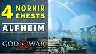 How to Open all the Nornir Chests in Alfheim  Location amp Solution  God of War PS4 [upl. by Rimas398]