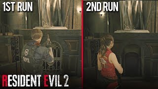 Resident Evil 2 REMAKE  How to Find All 3 Medallions on Every Character 1st Run and 2nd Run Guide [upl. by Brogle723]