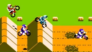 Excitebike NES Playthrough  NintendoComplete [upl. by Beau]