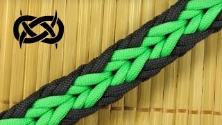 How to make an Arrow Paracord Sinnet Bracelet Paracord 101 [upl. by Yrrep]