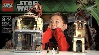 LEGO RANCOR PIT Lego Star Wars Set 75005  Timelapse Build Unboxing amp Review in 1080p HD [upl. by Enilada87]