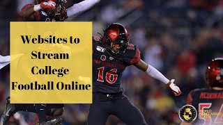 Websites to Stream College Football Online in 2021 [upl. by Yentuoc]