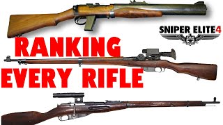 Ranking Every Rifle In Sniper Elite 4 [upl. by Immot]