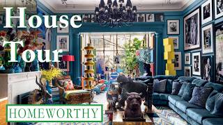 HOUSE TOUR  Inside A Maximalist New York City Townhouse [upl. by Boycie]