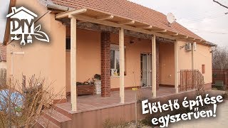 Előtető építése egyszerűen  Green Cottage DIY [upl. by Ennaer]