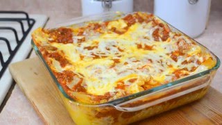 COMO HACER LASAGNA LASAÑA MUY FACIL  Recién Cocinados [upl. by Screens]