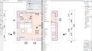 Archicad23 Tut Einreichplandarstellung Bemassung Raumstempel Ausschnittmapp Layout [upl. by Llennej]