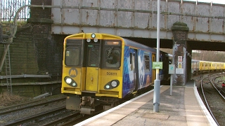 Half an Hour at 216  Birkenhead North Station 1022017  Class 507 508 terminus [upl. by Etnohs]