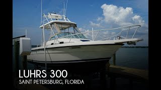 SOLD Used 1992 Luhrs 300 Tournament in Treasure Island Florida [upl. by Afatsom]