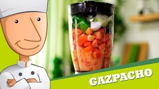 Gazpacho  Javi Recetas [upl. by Esinaj159]