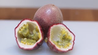 How to Eat Passion Fruit  Passion Fruit Taste Test [upl. by Hluchy299]