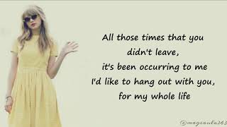 Taylor Swift  Stay Stay Stay Lyrics [upl. by Ettigdirb]