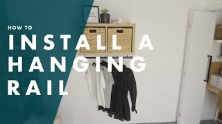 How To Hang A Clothes Rail  Bunnings Warehouse [upl. by Donnie240]