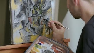 How to paint like Pablo Picasso Cubism – with Corey DAugustine  IN THE STUDIO [upl. by Egin]