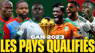 LES 24 PAYS QUALIFIÉS POUR LA CAN 2023 [upl. by Giguere414]