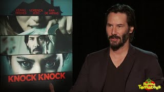 Knock Knock Interview Keanu Reeves and Eli Roth [upl. by Erdnaet920]