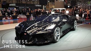 Why The Bugatti La Voiture Noire Costs 18 Million [upl. by Ecnarwal]