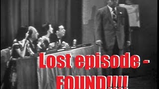 Whats My Line  LOST EPISODE Kathleen Winsor mystery guest Oct 1 1950 [upl. by Katlin]