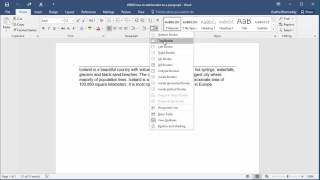 How to add borders to a paragraph in Word 2016 [upl. by Tarazi]