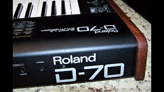 Roland D70 Part 1 Sounds [upl. by Auqinot]