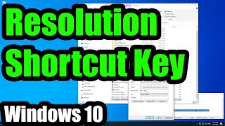 How to change desktop resolution through keyboard shortcut nircmdexe setdisplay [upl. by Ttegirb446]