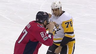 Penguins Ryan Reaves rains down haymakers on Capitals Liam O’Brien [upl. by Havener207]