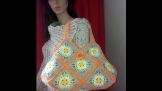 Haken  tutorial 86 een granny tas [upl. by Anawait]