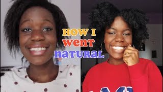 HOW I TRANSITIONED FROM RELAXED TO NATURAL HAIR No Big Chop [upl. by Blackstock]