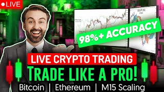 Live Bitcoin amp Ethereum  Trading Chart  Crypto Futures BTC ETH [upl. by Richie762]