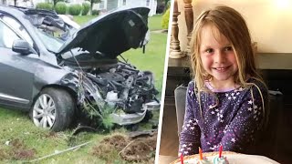 5YearOld Rushed to ER After SUV Crashes Into Her House [upl. by Yendahc629]