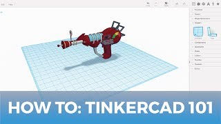 How To Use Tinkercad 3D Design Software 101 [upl. by Annaegroeg]