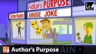 Authors Purpose Song – Learn Comprehension – Learning Upgrade App [upl. by Selij540]