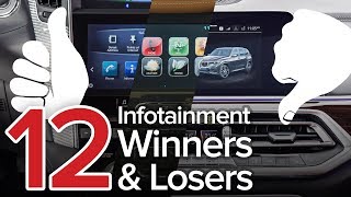 12 Infotainment System Winners and Losers The Short List [upl. by Gnuh]