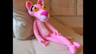 pantera rosa Amigurumi tutorial schemaHow to crochet pink panther Amigurumi [upl. by Lehplar292]