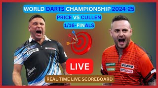 Gerwyn Price Vs Joe Cullen LIVE Score UPDATE 202425 PDC World Darts Championship 116Finals [upl. by Novaat]