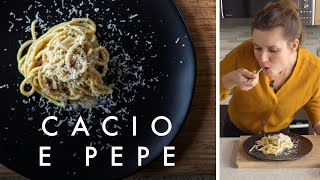 Make Perfect Cacio E Pepe  Chef Sasha [upl. by Nyroc]