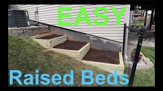 DIY Raised Garden Beds On a Slope [upl. by Siravart120]