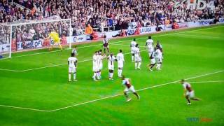 Dimitri Payet freekick vs Crystal Palace 2016 [upl. by Aleuqahs381]