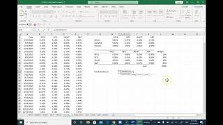 Four Stock Portfolio and Graphing Efficient Portfolio Frontier [upl. by Arihsa]